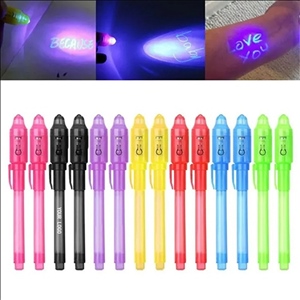 Invisible Ink Pen with UV Light